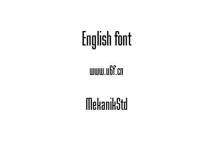 MekanikStd.otf下载