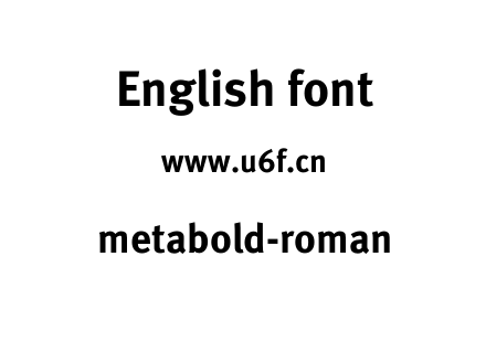 metabold-roman.otf下载