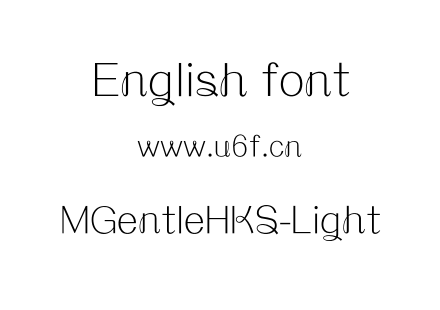 MGentleHKS-Light.otf下载