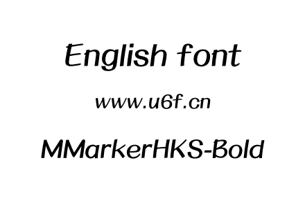 MMarkerHKS-Bold.otf下载