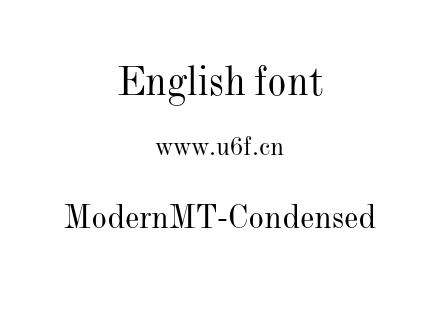 ModernMT-Condensed.otf下载