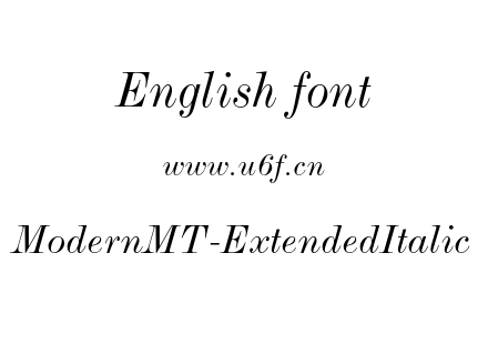 ModernMT-ExtendedItalic.otf下载