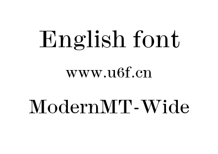 ModernMT-Wide.otf下载