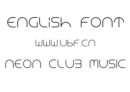 字体-NEON CLUB MUSIC.otf下载