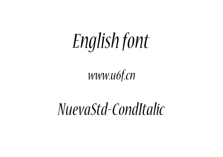 NuevaStd-CondItalic.otf