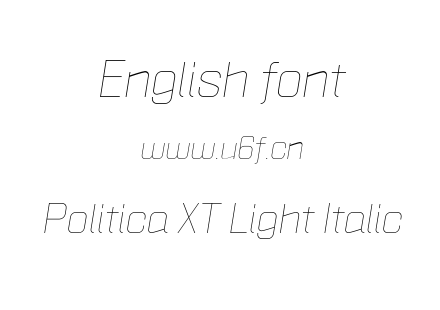 Politica XT Light Italic.otf