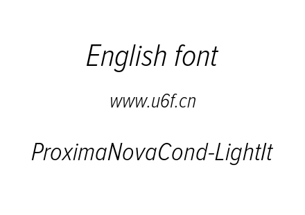 ProximaNovaCond-LightIt.otf