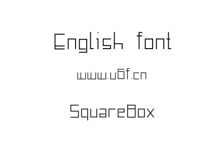字体-SquareBox.otf下载