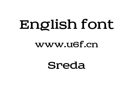 字体-Sreda.otf下载