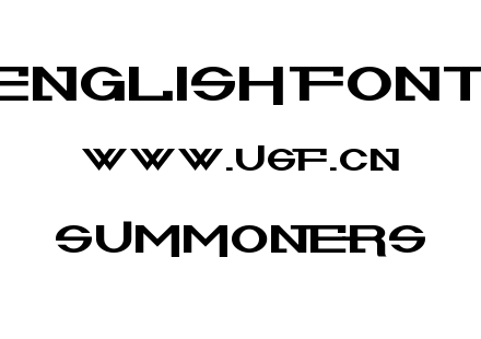 字体-Summoners.otf下载