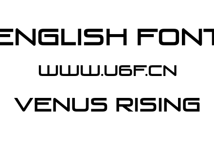 字体-Venus Rising.otf下载