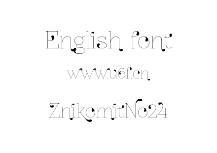 ZnikomitNo24.otf