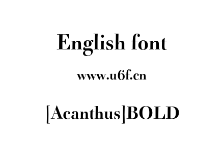 [Acanthus]BOLD.OTF