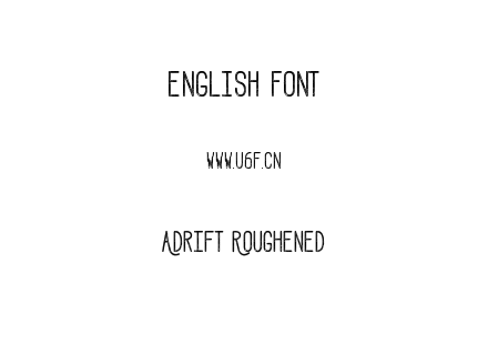 Adrift Roughened.otf下载