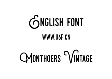Monthoers Vintage.otf下载