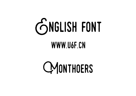 Monthoers.otf下载
