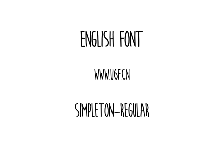 Simpleton-Regular.otf下载