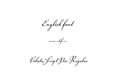 VolutaScriptPro-Regular.otf下载