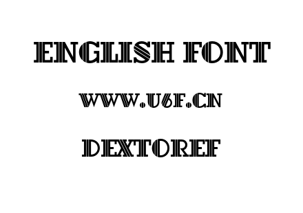字体-DextorEF.otf下载