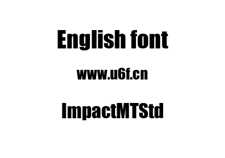 ImpactMTStd.otf下载