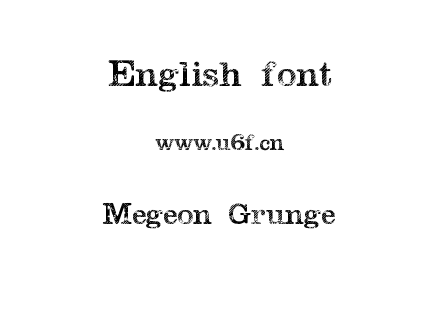 Megeon Grunge.otf下载