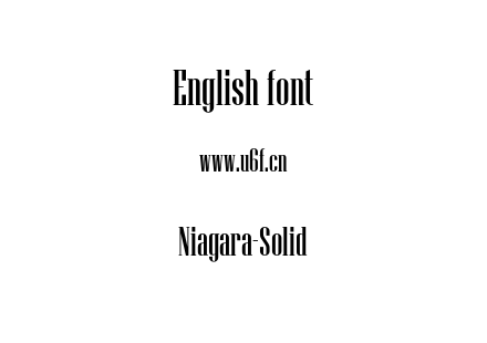 Niagara-Solid.otf下载