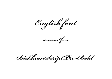 BickhamScriptPro-Bold.otf下载