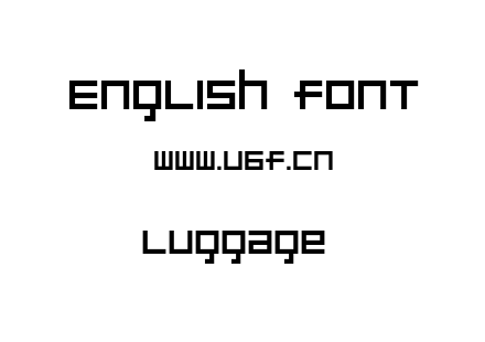 luggage .otf下载
