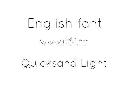 Quicksand Light.otf下载