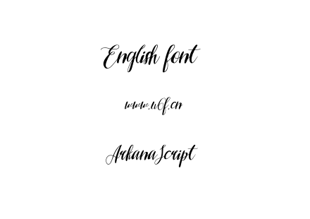 ArkanaScript.otf下载