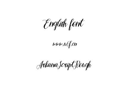 ArkanaScriptRough.otf下载