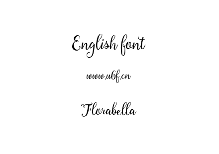字体-Florabella.otf下载