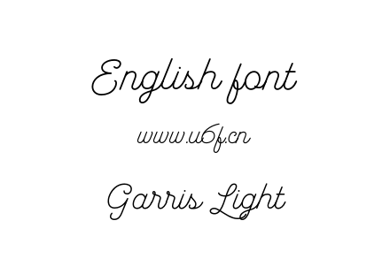 Garris Light.otf下载