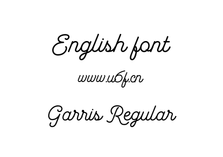 字体-Garris Regular.otf下载