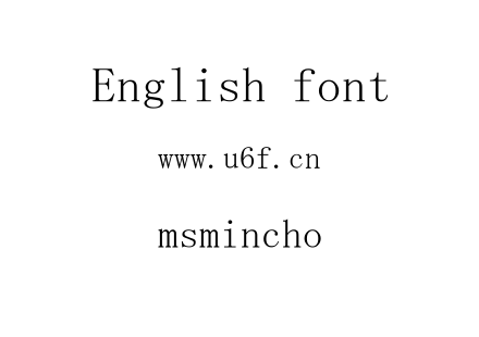 msmincho.ttc