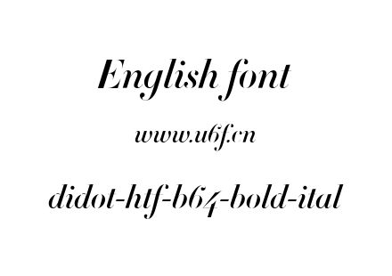 didot-htf-b64-bold-ital.ttf下载