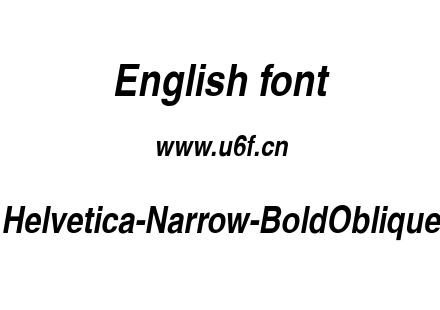 Helvetica-Narrow-BoldOblique.ttf下载