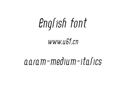 aaram-medium-italics.ttf下载
