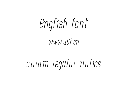 aaram-regular-italics.ttf下载