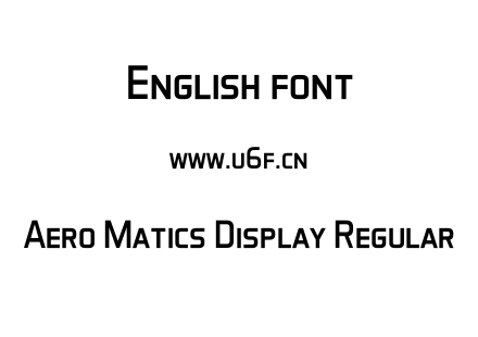 Aero Matics Display Regular.ttf下载