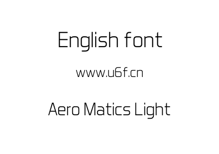 Aero Matics Light.ttf下载
