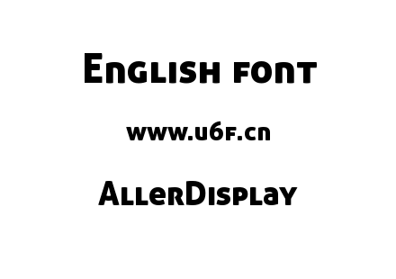 AllerDisplay.ttf下载