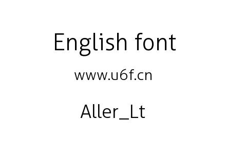 Aller_Lt.ttf下载