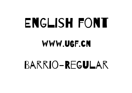 ttf字体-Barrio-Regular.ttf