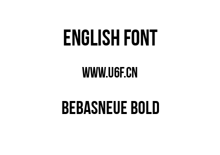 BebasNeue Bold.ttf下载