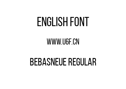 BebasNeue Regular.ttf下载