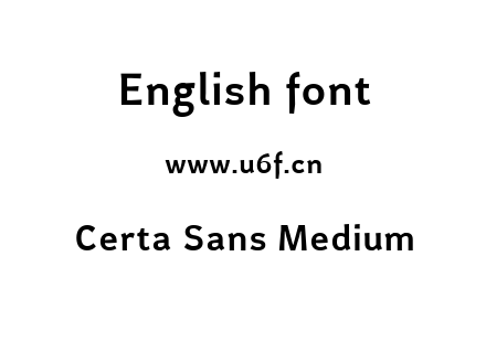 Certa Sans Medium.ttf下载