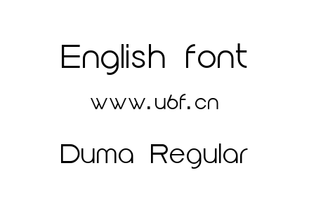 Duma Regular.ttf下载