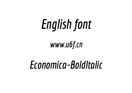 Economica-BoldItalic.ttf下载