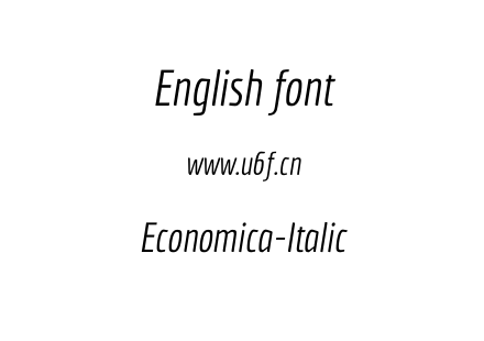 Economica-Italic.ttf下载